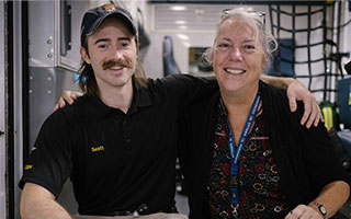 Cindy Gill, social worker with The Ottawa Hospital, and Scott Farrell, primary care paramedic with the Ottawa Paramedic Service.